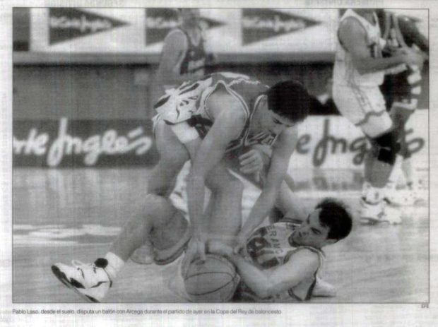 Tal día como el 7 de marzo de 1993 “Baskonia 74-61 Zaragoza, partido por el 3º y 4º de la Copa”