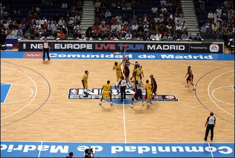 EL NBA Europe Tour 07, en el 10-10-Míercoles 18/10/07