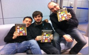 Foto: Roberto Flores, Sergio Vegas e Iván Pascual en El Madrugador de Radio Vitoria.
