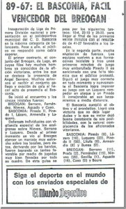 Tal día como el 29 de octubre de 1972: El debut del Baskonia en la liga nacional
