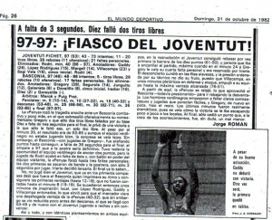 Tal día como el 31 de octubre de 1982 “Empate en Badalona”