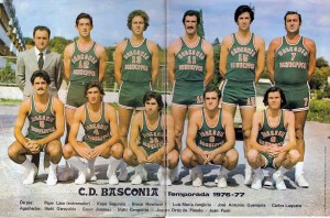 Las camisetas del Baskonia. Años 70