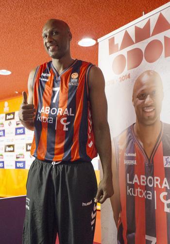 Video de la presentación de Lamar Odom