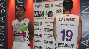 El Baskonia lucirá una camiseta conmemorativa de la Capitalidad Gastronómica durante la Supercopa