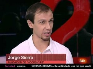 Entrevista a Jorge Sierra de Hoopshype en Zona NBA