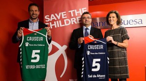 Baskonia y Save the children unen sus fuerzas contra la pobreza infantil