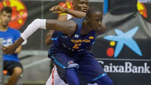 Ilimane Diop ha disputado frente a Angola su primer partido con la selección absoluta