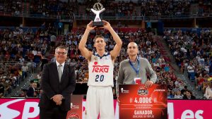 Jaycee Carroll, campeón del Concurso de Triples