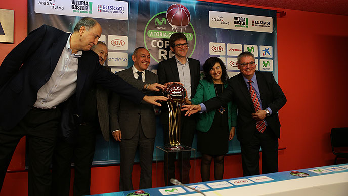 Presentado el acuerdo que llevará la Copa del Rey 2017 a Vitoria-Gasteiz