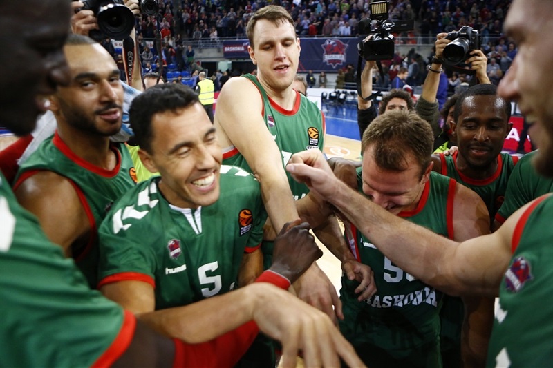 Celebración baskonista en la Euroliga con la incorporación de Pablo Prigioni
