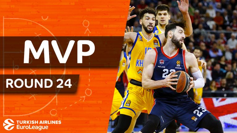 Toko Shengelia MVP de la J24 de Euroliga y establece su récord de rebotes en un partido