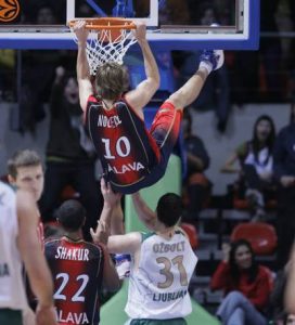 Euroliga J7.Tau Cerámica Baskonia 101-69 Union Olimpija Liubliana