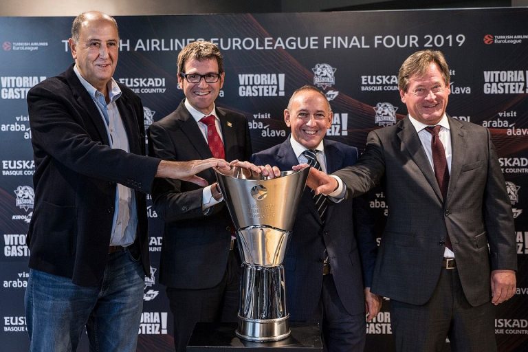 Presentado el trofeo de la Final Four de Vitoria-Gasteiz 2019