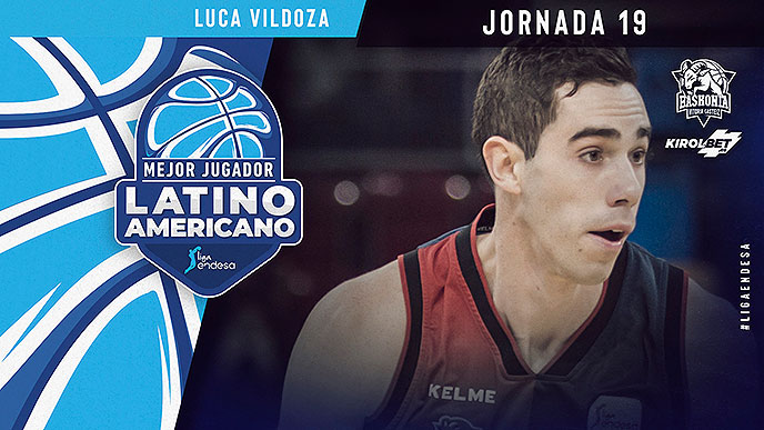 Luca Vildoza, Mejor Latinoamericano de la Jornada 19 de la Liga Endesa