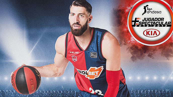 Tornike Shengelia, Jugador Más Espectacular KIA de la Liga Endesa
