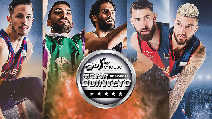 Toko Shengelia y Vincent Poirier en el segundo mejor quinteto de la Liga ACB 18/19.