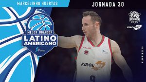 Marcelinho Huertas, Mejor jugador Latinoamericano de la Jornada 30