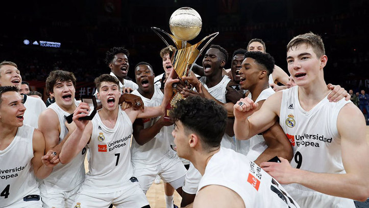 Real Madrid campeón del torneo Euroleague Basketball Adidas Next Generation junior