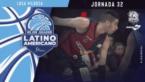 Luca Vildoza, Mejor jugador Latinoamericano de la Jornada 32