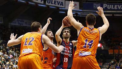 Liga ACB J7.Valencia Basket 75-79 Caja Laboral Baskonia