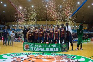 Final Euskal Kopa.Retabet Bilbao Basket 55-66 Kirolbet Baskonia. Tercera Euskal Kopa para el Baskonia (2011,2012,2019)