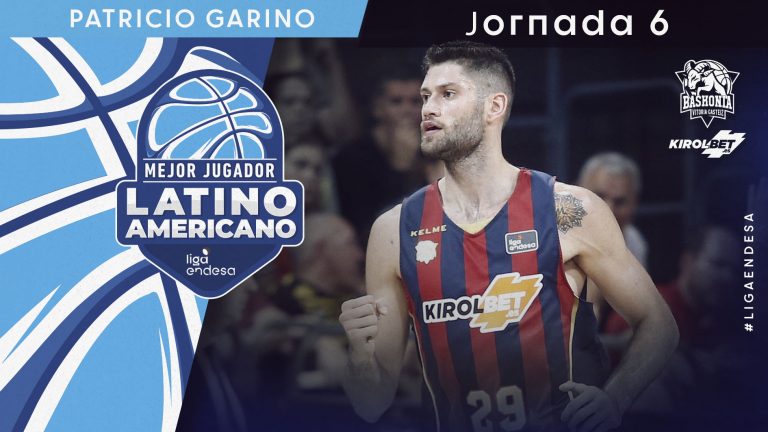 Patricio Garino, Mejor jugador Latinoamericano de la Jornada 6