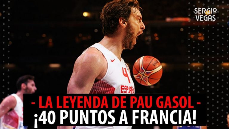 SergioBasket_vlogs.Pau Gasol:!Partido histórico!40 puntos contra Francia.Eurobasket 2015