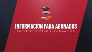 Carta a los abonados de Saski Baskonia. En estudio formulas para la devolución del importe del abono no disfrutado