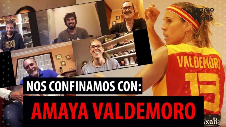 SergioBasket_vlogs. Amaya Valdemoro,la mejor jugadora del baloncesto español en Confinados sin basket [EP23]