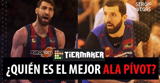 SergioBasket_vlogs.F.C Barcelona o Baskonia ¿Quién tiene al mejor cuatro de la Euroliga? Tiermaker.