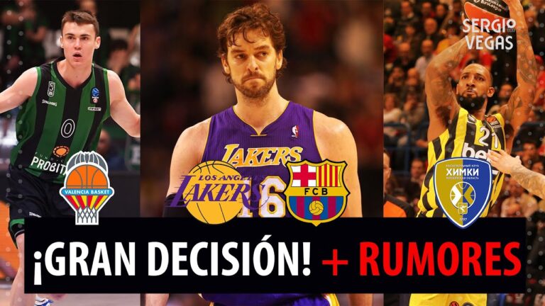 SergioBasket_vlogs.¿Lakers o F.C Barcelona?¿Luis Scola se retira? Rumores y posibles fichajes.