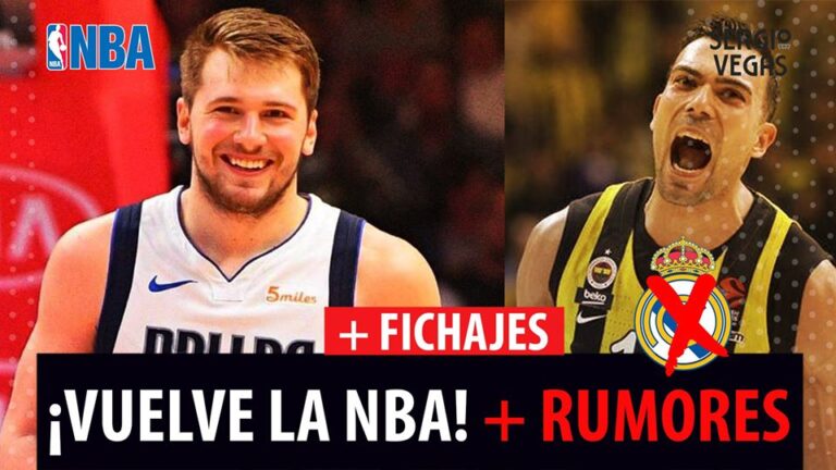 SergioBasket_vlogs.Regreso NBA.¿Fechas?¿equipos? + ¿Real Madrid se queda sin Sloukas? Rumores