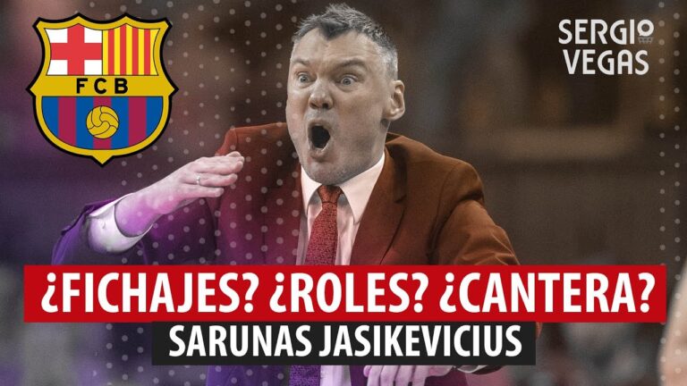 SergioBasket_vlogs.F.C Barcelona y Saruna Jasikevicius.¿Cantera?,fichajes?¿qué baloncesto jugará?
