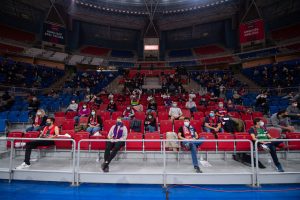 El Buesa Arena reducirá su aforo de 600 a 400 espectadores en los próximos partidos de Euroliga