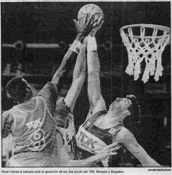 Temporada 90/91 Liga ACB J25. Taugrés Baskonia 79-83 TDK Manresa