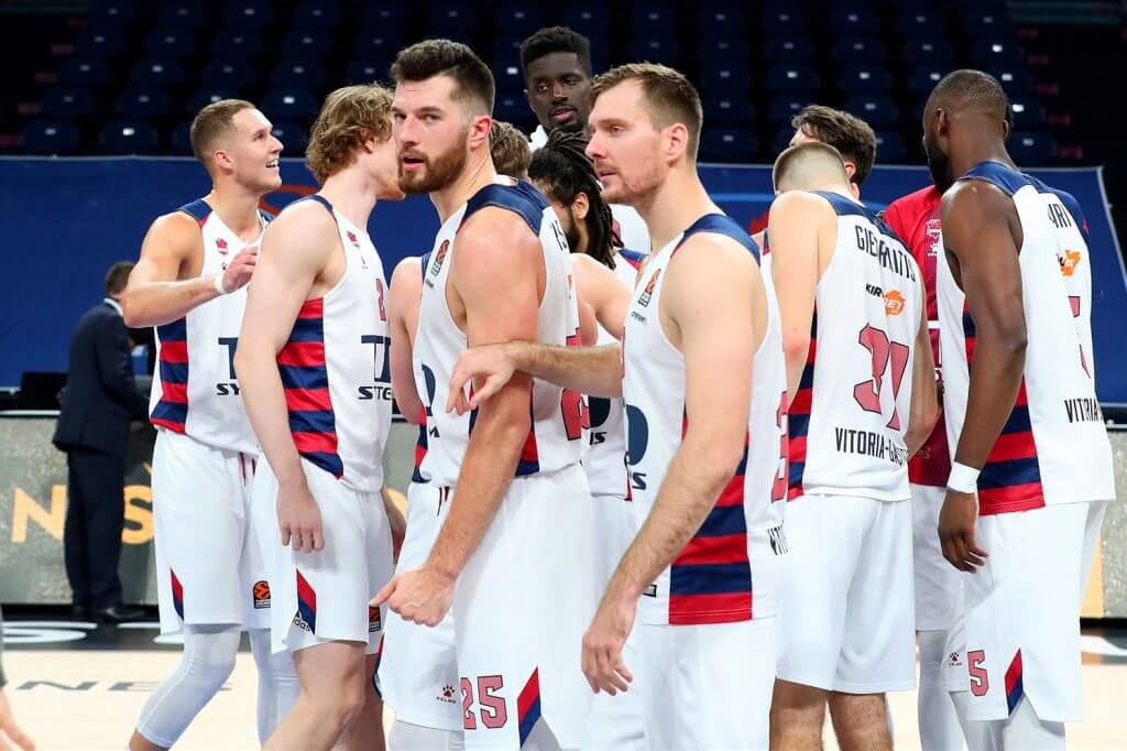 Los jugadores de TD Systems Baskonia