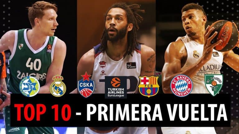 SergioBasket_vlogs. Top 10 de jugadores de la Euroliga tras la primera vuelta