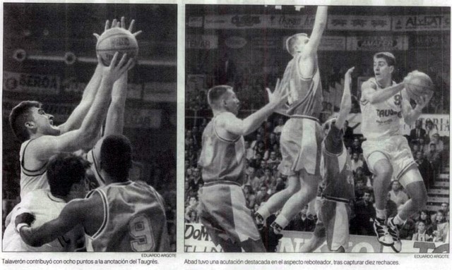 Primer Baskonia - Zalgirs en Vitoria-Gasteiz en la temporada 93/94 Primer Baskonia - Zalgirs en Vitoria-Gasteiz en la temporada 93/94