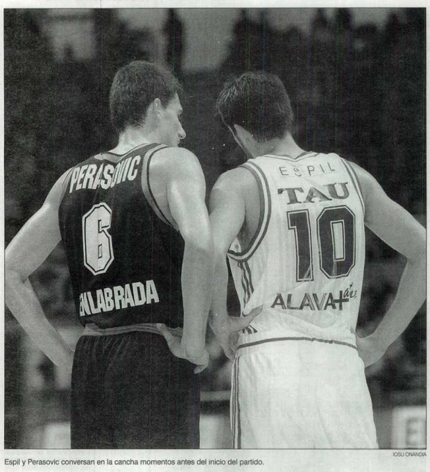 Perasovic y Espil el 10 de enero de 1999