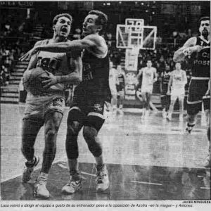 Temporada 90/91 Liga ACB J27. Taugrés Baskonia 87-69 Estudiantes Caja Postal