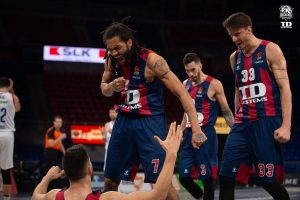 Alec Peters y Achille Polonara registran nuevos topes. Mayor anotación de la temporada de Baskonia y también la más alta recibida.