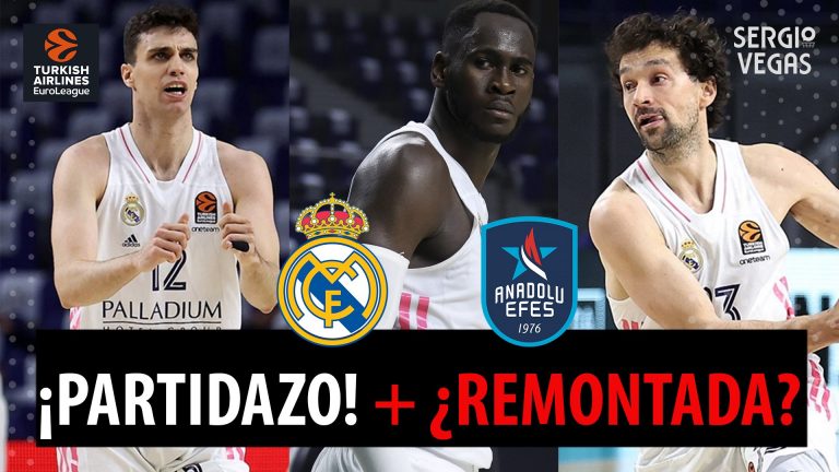SergioBasket_vlogs. Partidazo y remontada del Real Madrid en el cuarto partido ante Anadolu Efes