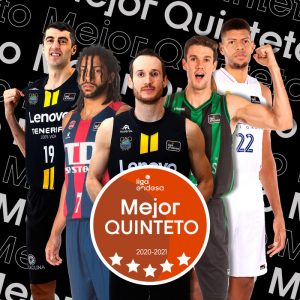 Pierria Henry y Rokas Giedraitis en los dos mejores quintetos de la Liga ACB