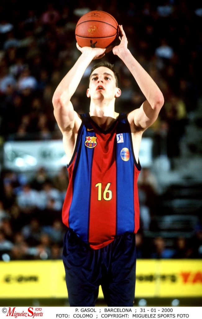 Pau Gasol en el Buesa Arena