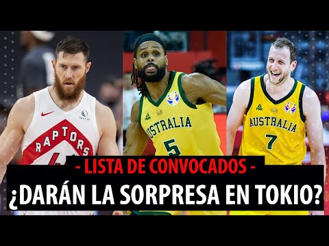 SergioBasket_vlogs. Lista de convocados de Australia para Tokio