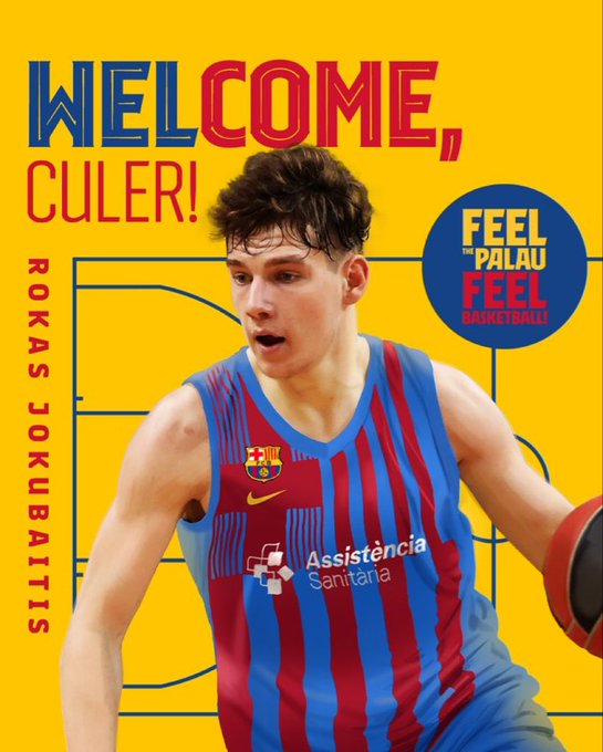 SergioBasket_vlogs. Rokas Jokubaitis fichado por el F.C Barcelona