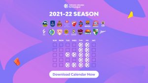 Ya se conoce el calendario de Euroliga 21/22
