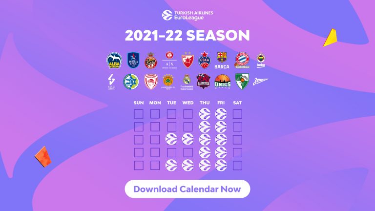Ya se conoce el calendario de Euroliga 21/22