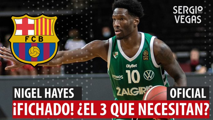 SergioBasket_vlogs. El F.C Barcelona ficha Nigel Hayes