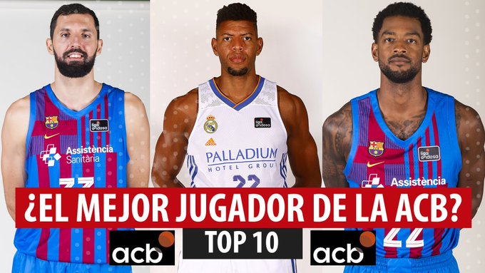 SergioBasket_vlogs. Top 10 mejores jugadores de la Liga ACB 21/22